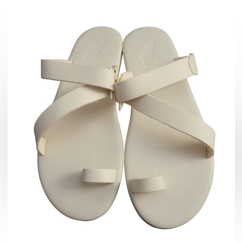 Ancient Greek Sandals Magda Off-White 38 (US Women's 8) M